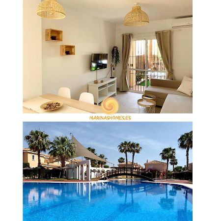 Apartamento Marinas Sol - Tu hogar con jardín privado! Vera Exterior foto