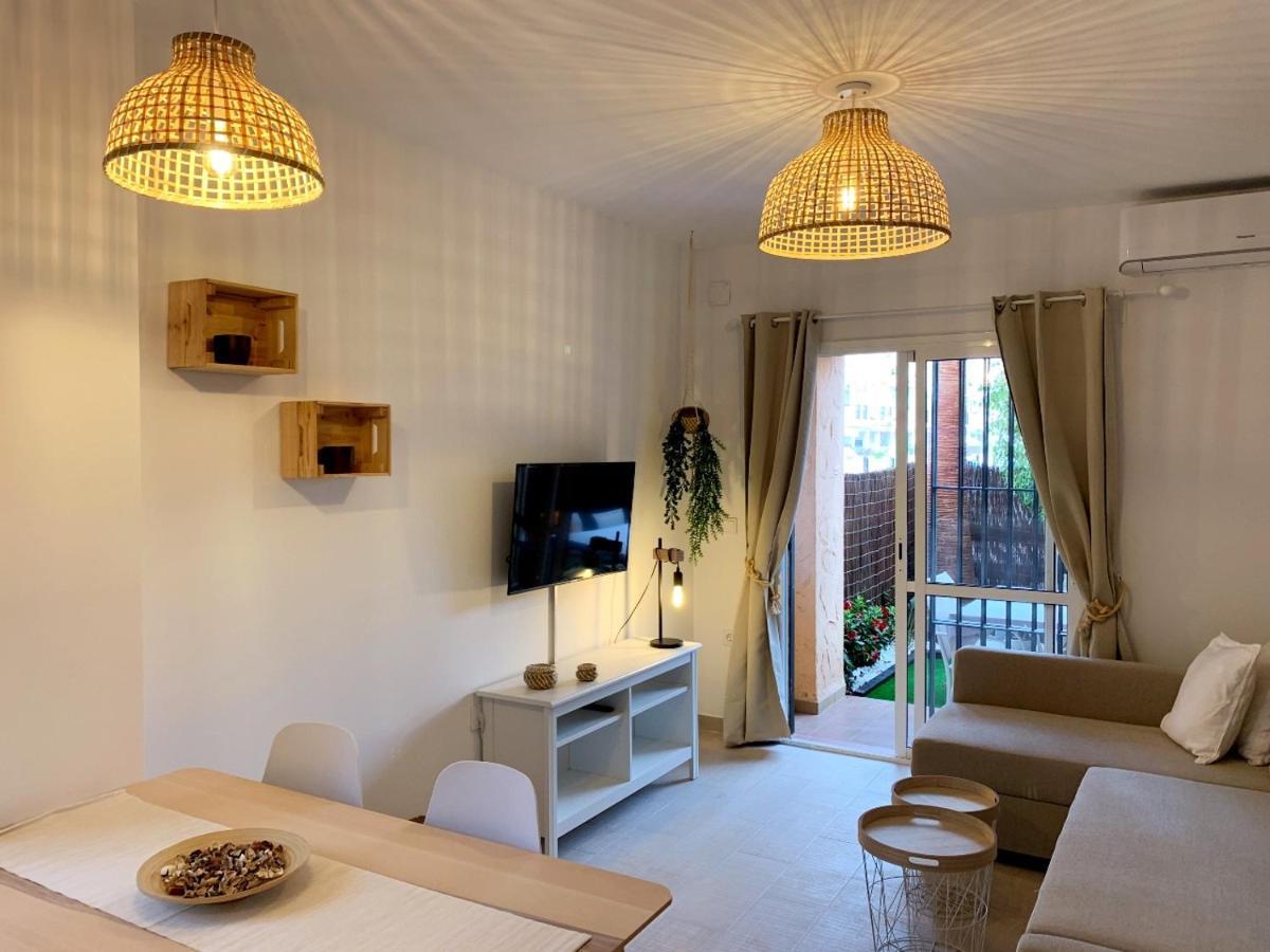 Apartamento Marinas Sol - Tu hogar con jardín privado! Vera Exterior foto