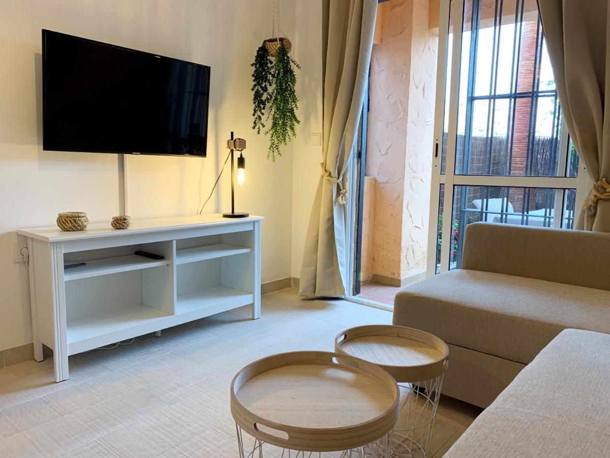 Apartamento Marinas Sol - Tu hogar con jardín privado! Vera Exterior foto
