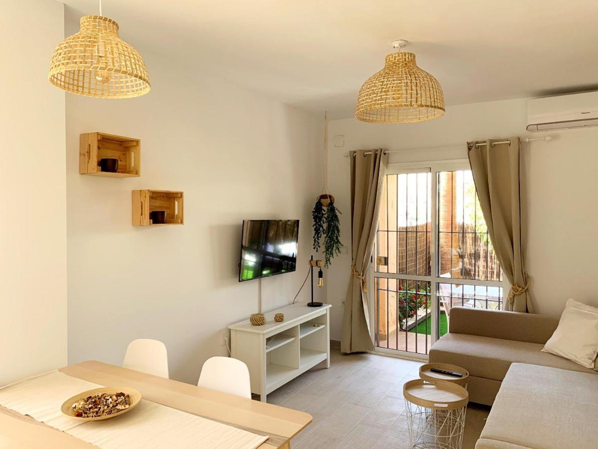 Apartamento Marinas Sol - Tu hogar con jardín privado! Vera Exterior foto