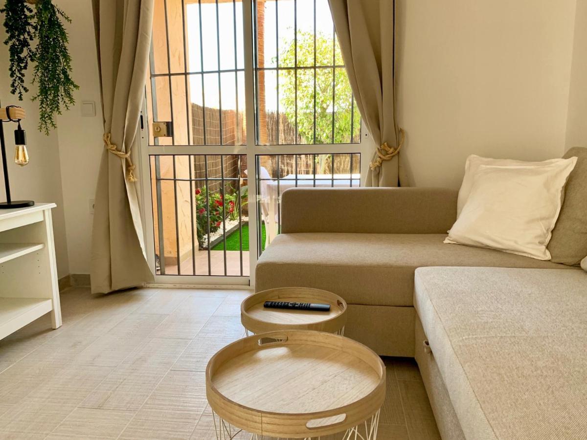 Apartamento Marinas Sol - Tu hogar con jardín privado! Vera Exterior foto