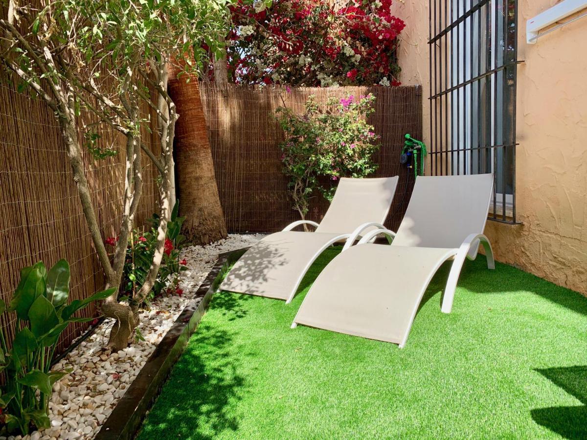 Apartamento Marinas Sol - Tu hogar con jardín privado! Vera Exterior foto